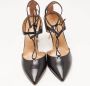 Aquazzura Pre-owned Leather heels Black Dames - Thumbnail 3