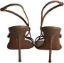 Aquazzura Pre-owned Leather heels Brown Dames - Thumbnail 4