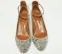 Aquazzura Pre-owned Leather heels Gray Dames - Thumbnail 2