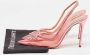 Aquazzura Pre-owned Leather heels Pink Dames - Thumbnail 9