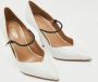 Aquazzura Pre-owned Leather heels White Dames - Thumbnail 4