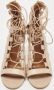 Aquazzura Pre-owned Leather sandals Beige Dames - Thumbnail 3