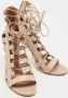 Aquazzura Pre-owned Leather sandals Beige Dames - Thumbnail 4