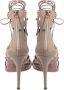 Aquazzura Pre-owned Leather sandals Beige Dames - Thumbnail 4