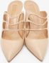 Aquazzura Pre-owned Leather sandals Beige Dames - Thumbnail 3