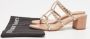 Aquazzura Pre-owned Leather sandals Beige Dames - Thumbnail 9