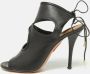 Aquazzura Pre-owned Leather sandals Black Dames - Thumbnail 2