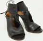 Aquazzura Pre-owned Leather sandals Black Dames - Thumbnail 4