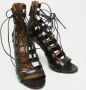 Aquazzura Pre-owned Leather sandals Black Dames - Thumbnail 3