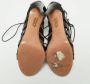 Aquazzura Pre-owned Leather sandals Black Dames - Thumbnail 5