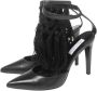 Aquazzura Pre-owned Leather sandals Black Dames - Thumbnail 3