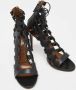 Aquazzura Pre-owned Leather sandals Black Dames - Thumbnail 4