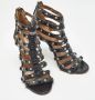 Aquazzura Pre-owned Leather sandals Black Dames - Thumbnail 3