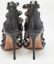 Aquazzura Pre-owned Leather sandals Black Dames - Thumbnail 4