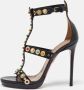Aquazzura Pre-owned Leather sandals Black Dames - Thumbnail 2
