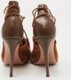 Aquazzura Pre-owned Leather sandals Brown Dames - Thumbnail 5