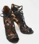 Aquazzura Pre-owned Leather sandals Brown Dames - Thumbnail 4