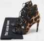 Aquazzura Pre-owned Leather sandals Brown Dames - Thumbnail 9