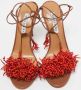 Aquazzura Pre-owned Leather sandals Brown Dames - Thumbnail 3