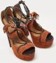 Aquazzura Pre-owned Leather sandals Brown Dames - Thumbnail 4