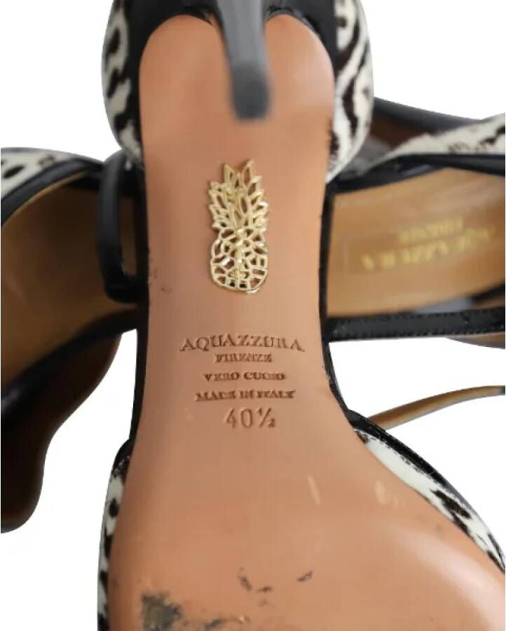 Aquazzura Pre-owned Leather sandals Multicolor Dames