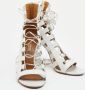 Aquazzura Pre-owned Leather sandals White Dames - Thumbnail 4