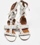 Aquazzura Pre-owned Leather sandals White Dames - Thumbnail 3