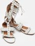 Aquazzura Pre-owned Leather sandals White Dames - Thumbnail 4