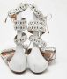 Aquazzura Pre-owned Leather sandals White Dames - Thumbnail 5