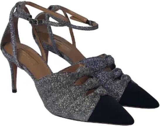 Aquazzura Pre-owned Polyester heels Multicolor Dames