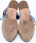 Aquazzura Pre-owned Raffia flats Blue Dames - Thumbnail 5