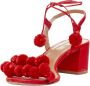Aquazzura Pre-owned Raffia heels Red Dames - Thumbnail 3