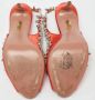 Aquazzura Pre-owned Satin heels Orange Dames - Thumbnail 6