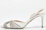 Aquazzura Pre-owned Satin heels White Dames - Thumbnail 2