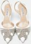 Aquazzura Pre-owned Satin heels White Dames - Thumbnail 3