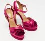 Aquazzura Pre-owned Satin sandals Pink Dames - Thumbnail 4