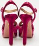 Aquazzura Pre-owned Satin sandals Pink Dames - Thumbnail 5