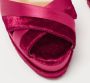Aquazzura Pre-owned Satin sandals Pink Dames - Thumbnail 7