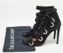 Aquazzura Pre-owned Suede boots Black Dames - Thumbnail 9