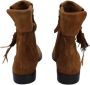 Aquazzura Pre-owned Suede boots Brown Dames - Thumbnail 4