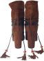 Aquazzura Pre-owned Suede boots Brown Dames - Thumbnail 4