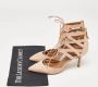 Aquazzura Pre-owned Suede heels Beige Dames - Thumbnail 9