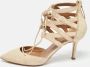 Aquazzura Pre-owned Suede heels Beige Dames - Thumbnail 2