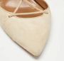 Aquazzura Pre-owned Suede heels Beige Dames - Thumbnail 7