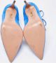 Aquazzura Pre-owned Suede heels Blue Dames - Thumbnail 7
