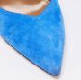 Aquazzura Pre-owned Suede heels Blue Dames - Thumbnail 8