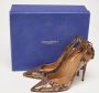 Aquazzura Pre-owned Suede heels Brown Dames - Thumbnail 9