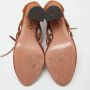 Aquazzura Pre-owned Suede heels Brown Dames - Thumbnail 6
