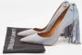 Aquazzura Pre-owned Suede heels Gray Dames - Thumbnail 9