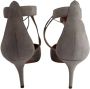 Aquazzura Pre-owned Suede heels Gray Dames - Thumbnail 3